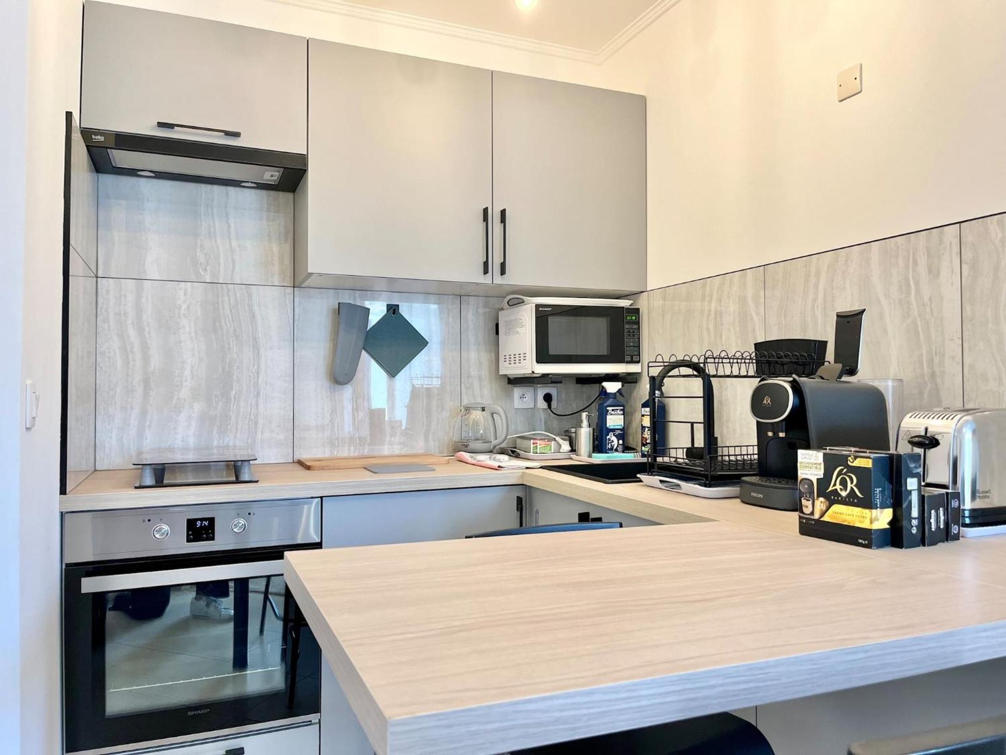 'La Villa Melanie' Neuf, Equipe, Terrasse, Centre Menton Extérieur photo
