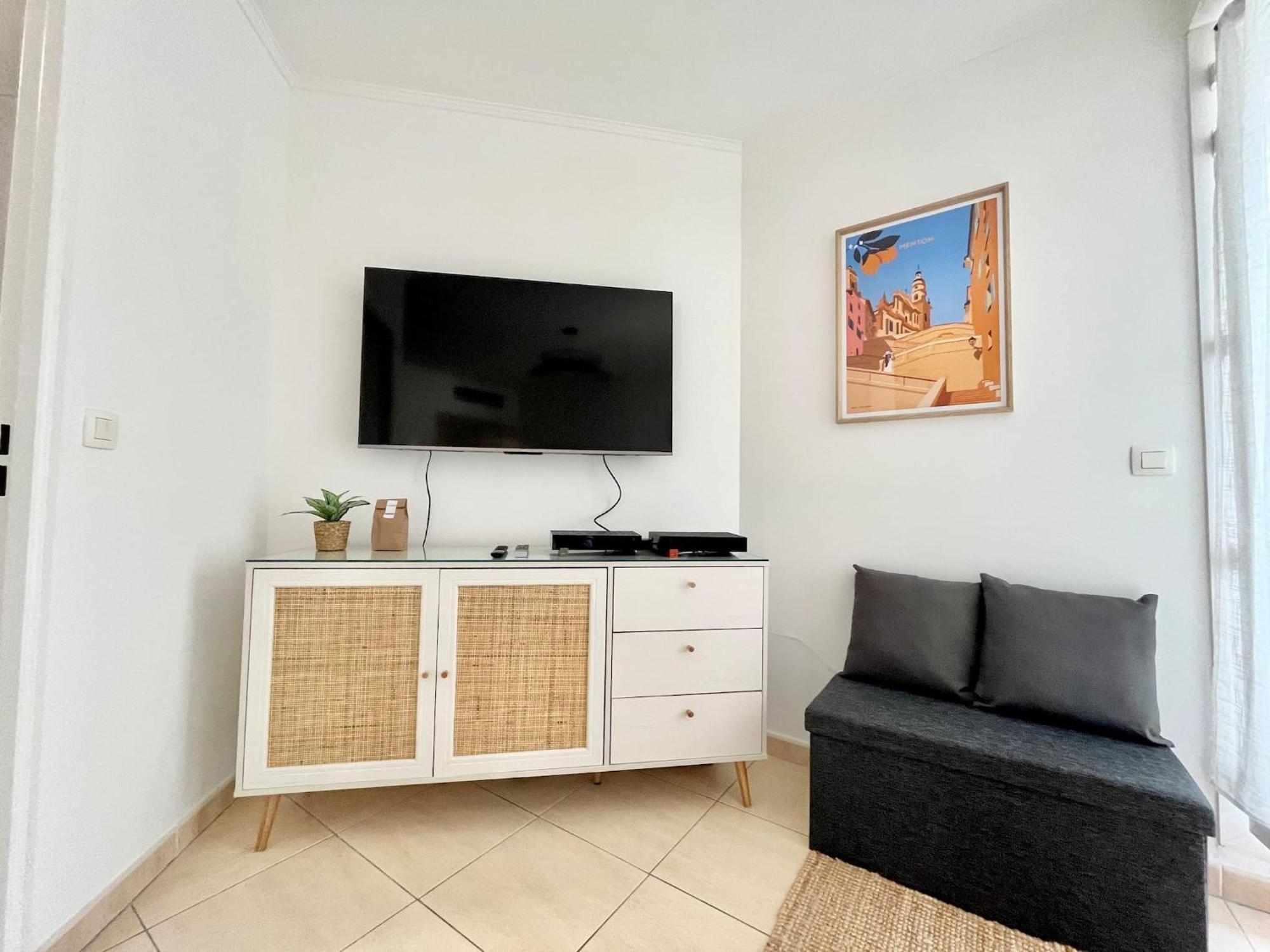 'La Villa Melanie' Neuf, Equipe, Terrasse, Centre Menton Extérieur photo