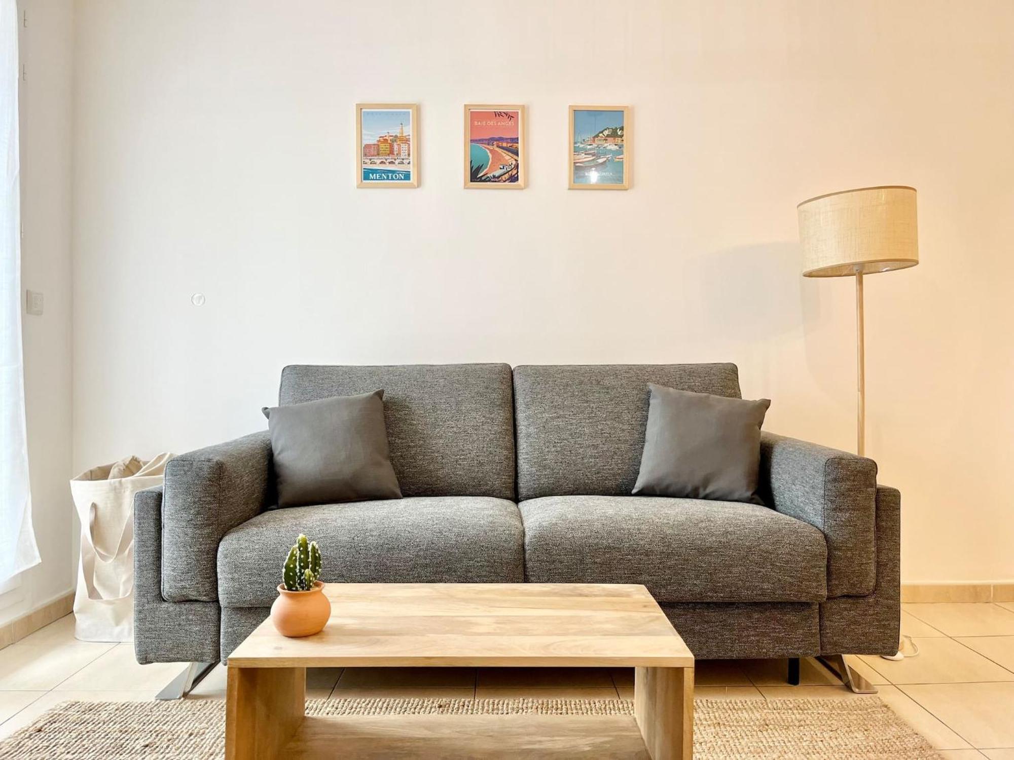 'La Villa Melanie' Neuf, Equipe, Terrasse, Centre Menton Extérieur photo